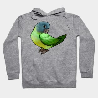 Bird - Conure - Blue Crowned Conure Hoodie